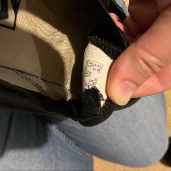 Vans Kids Black Canvas Slip-On Sneakers - Picture 6 of 6